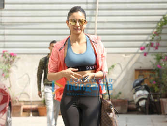 Rakul Preet Singh snapped at the gym