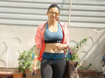 Rakul Preet Singh snapped at the gym