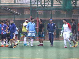 Ranbir Kapoor, Abhishek Bachchan and others snapped during a football match
