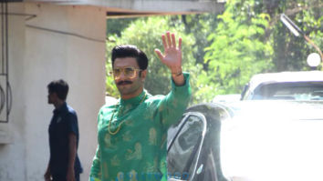 Deepika Padukone and Ranveer Singh spotted at Sanjay Leela Bhansali’s residence