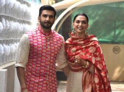 SPOTTED: Ranveer Singh with Deepika Padukone at Ranveer’s residence