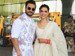 SPOTTED: Power Couple Ranveer Singh & Deepika leave for Bangalore reception