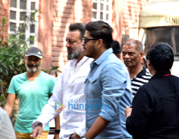 Sanjay Dutt and Sophie Choudry spotted in Bandra