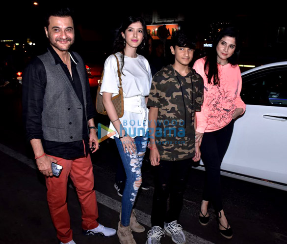 Sanjay Kapoor snapped with his family at Soho House in Juhu Sanjay Kapoor snapped with his family at Soho House in Juhu