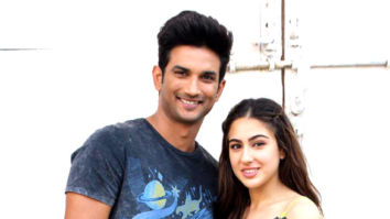 Sara Ali Khan and Sushant Singh Rajput spotted in Mehboob Studios for Kedarnath promotions