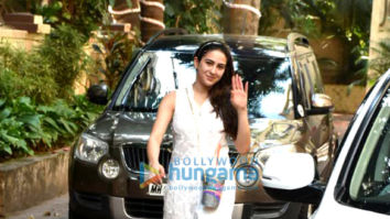 Sara Ali Khan snapped outside the gym