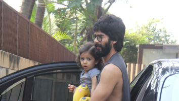 Shahid Kapoor, Mira Rajput and Misha Kapoor snapped in Juhu
