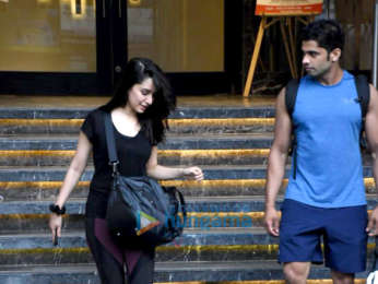Shraddha Kapoor snapped at the gym in Juhu