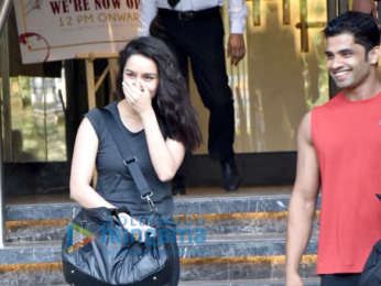 Shraddha Kapoor snapped outside the gym