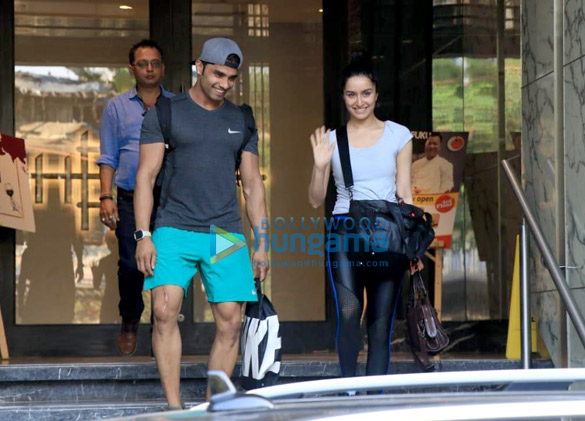 Shraddha Kapoor spotted at the gym in Juhu