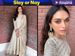 Slay or Nay: Aditi Rao Hydari in Tarun Tahiliani Couture for a store launch in Jaipur