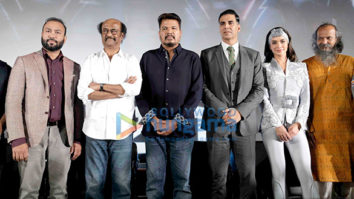 Snapped: Rajinikanth and Akshay Kumar at 2.0 trailer launch