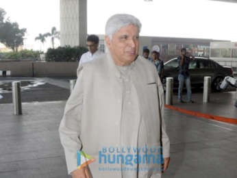 Soha Ali Khan, Arjun Rampal and Javed Akhtar snapped at the airport