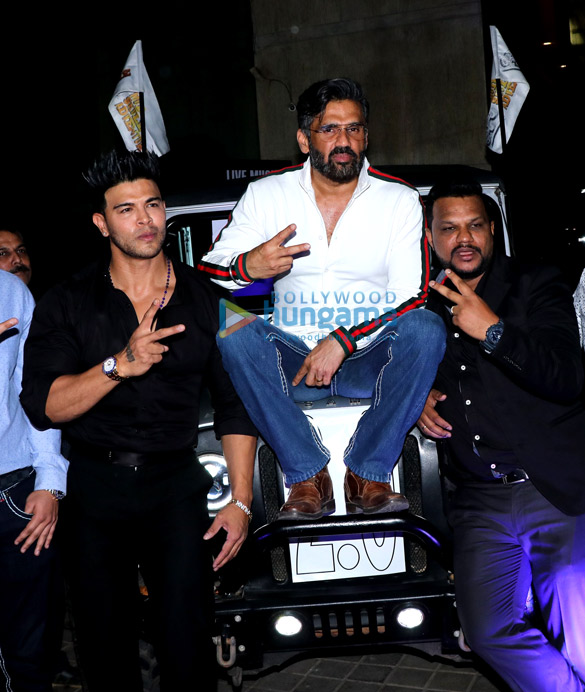 suniel shetty and sahil khan at the launch of mud skull adventure 2 0 3