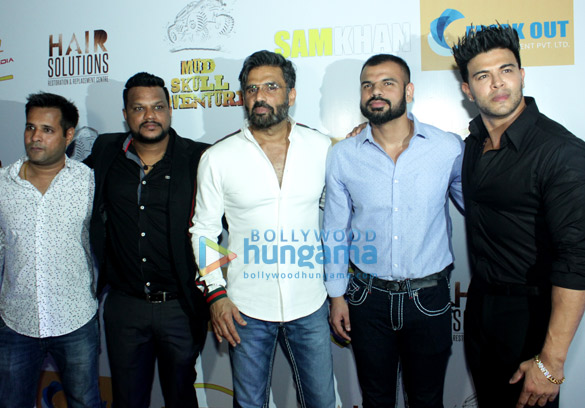 Suniel Shetty and Sahil Khan at the launch of Mud Skull Adventure