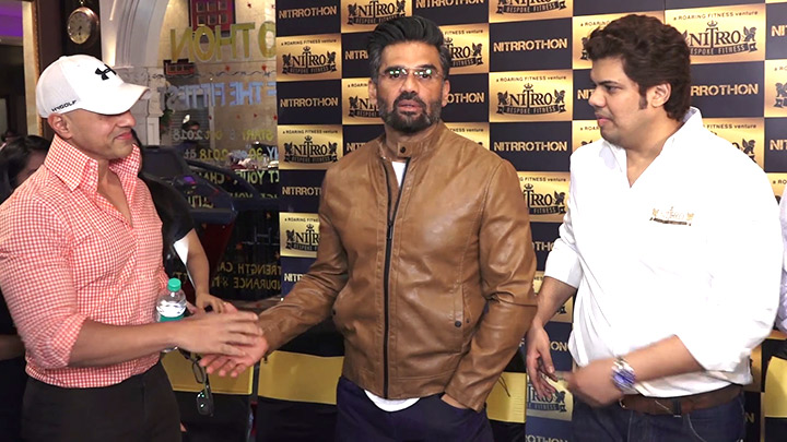 Suniel Shetty at Nitrrothon By Nitrro Award Ceremony