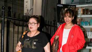 Sunita Ahuja and Tina Ahuja spotted at a salon in Bandra