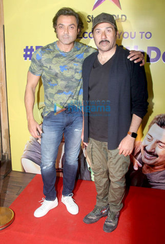 Sunny Deol and Bobby Deol snapped at Hoot in Juhu