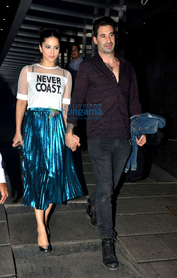 sunny leone shamita shetty and others spotted at hakkasan 5