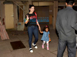 Sunny Leone snapped picking up her daughter from play school