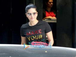 Sunny Leone spotted at Tip & Toe in Juhu