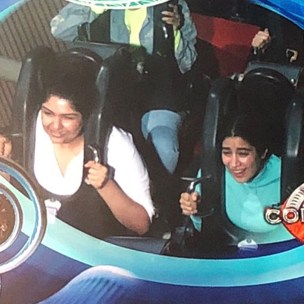 THROWBACK: Sisters Janhvi Kapoor and Anshula Kapoor went together for crazy rollercoaster ride and it seemed like a lot of fun