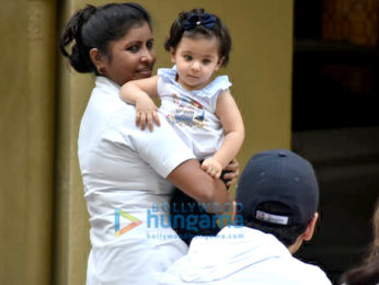 Taimur Ali Khan, Inaaya Naumi Kemmu and Laksshya Kapoor spotted at play school in Bandra