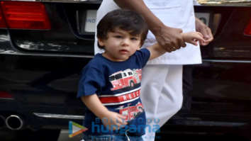 Taimur Ali Khan and Tusshar Kapoor’s son Laksshya spotted in Bandra