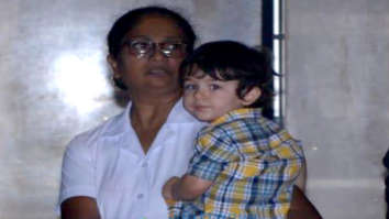 Taimur Ali Khan snapped at Inaaya’s house