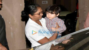 Taimur Ali Khan snapped at his play school in Bandra