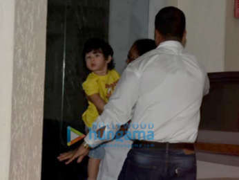 Taimur Ali Khan spotted at play school in Bandra