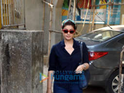 Twinkle Khanna spotted at Kromakay Salon
