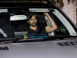 Varun Dhawan spotted in his new car at Maddock office