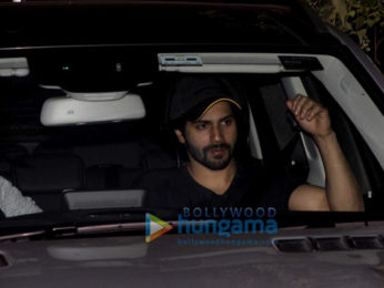 Varun Dhawan spotted in his new car at Maddock office
