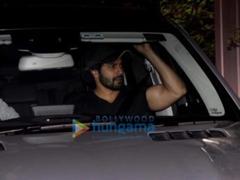 Varun Dhawan spotted in his new car at Maddock office