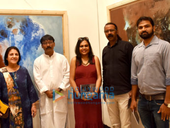 Vindu Dara Singh graces Uttam Chapte's 'Indelible Mark' art exhibition
