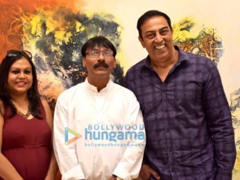 Vindu Dara Singh graces Uttam Chapte's 'Indelible Mark' art exhibition