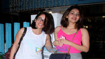 Yami Gautam and Surilie Gautam spotted at BBlunt salon in Bandra