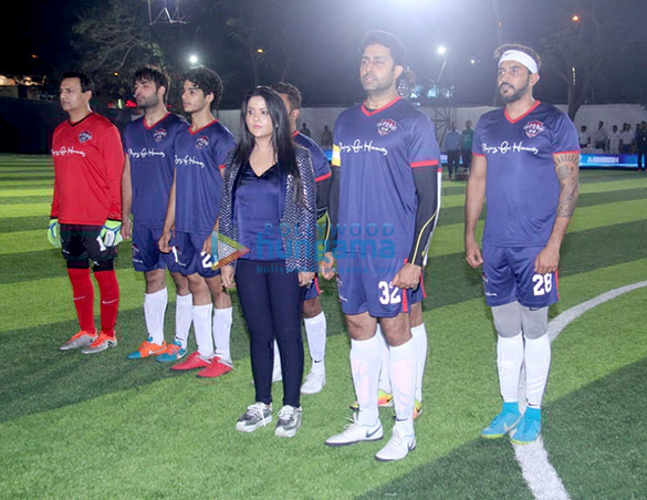 Abhishek Bachchan, Ishaan Khatter and others snapped at football match at Jamnabai Narsee School