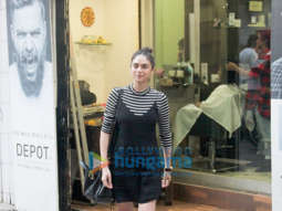 Aditi Rao Hydari snapped at a salon in Bandra