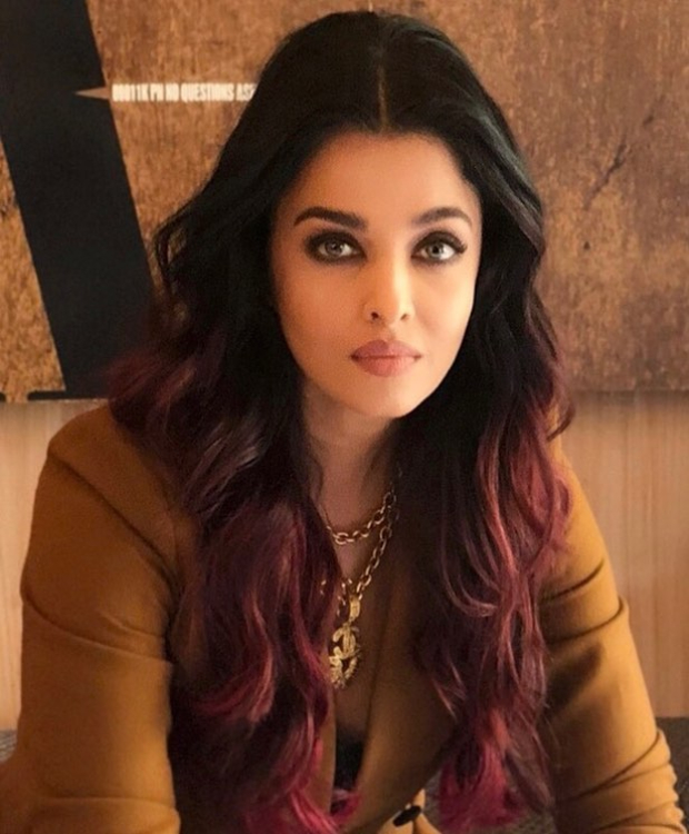Aishwarya Rai Bachchan in Massimo Dutti suit for an interview (1)