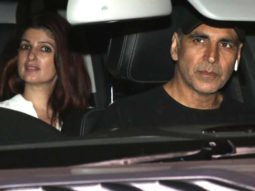 Akshay Kumar with Twinkle and Aarav Kumar at Soho House, Juhu