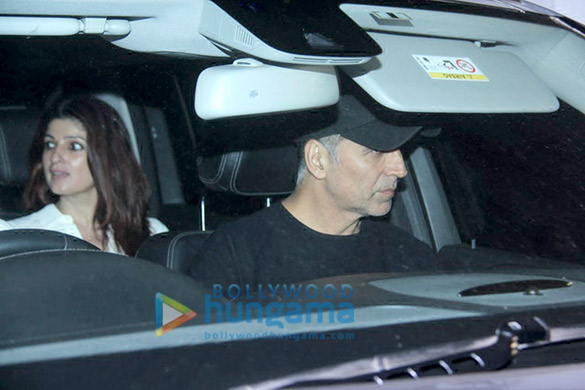 Akshay Kumar with Twinkle and Aarav Kumar at Soho House, Juhu Akshay Kumar with Twinkle and Aarav Kumar at Soho House, Juhu