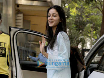 Ananya Pandey spotted after salon session in Bandra