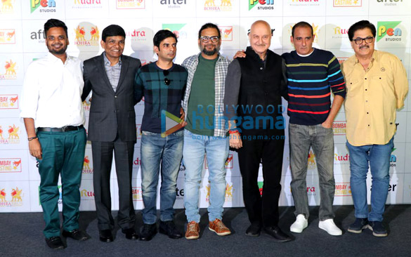 anupam kher akshaye khanna and others snapped at the trailer launch of the accidental prime minister 1