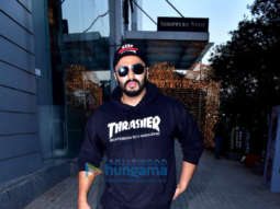 Arjun Kapoor and Rohit Dhawan spotted at Juhu PVR