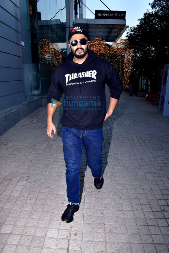 Arjun Kapoor and Rohit Dhawan spotted at Juhu PVR