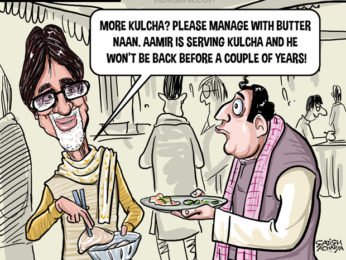 Bollywood Toons: Bollywood stars serve food at Isha Ambani wedding!