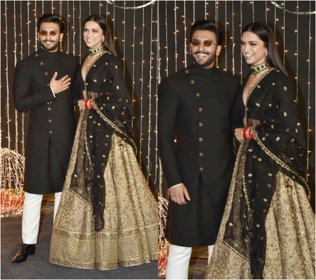 Deepika Padukone and Ranveer Singh at Priyanka Chopra - Nick Jonas Wedding Reception
