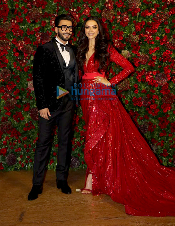 deepika padukone and ranveer singh grace their mumbai reception 2